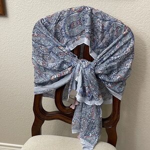 J. Jill Multicolor Paisley Scarf